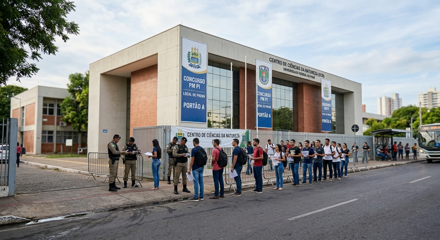 Importância da Escolha do Local de Prova no Concurso PM PI